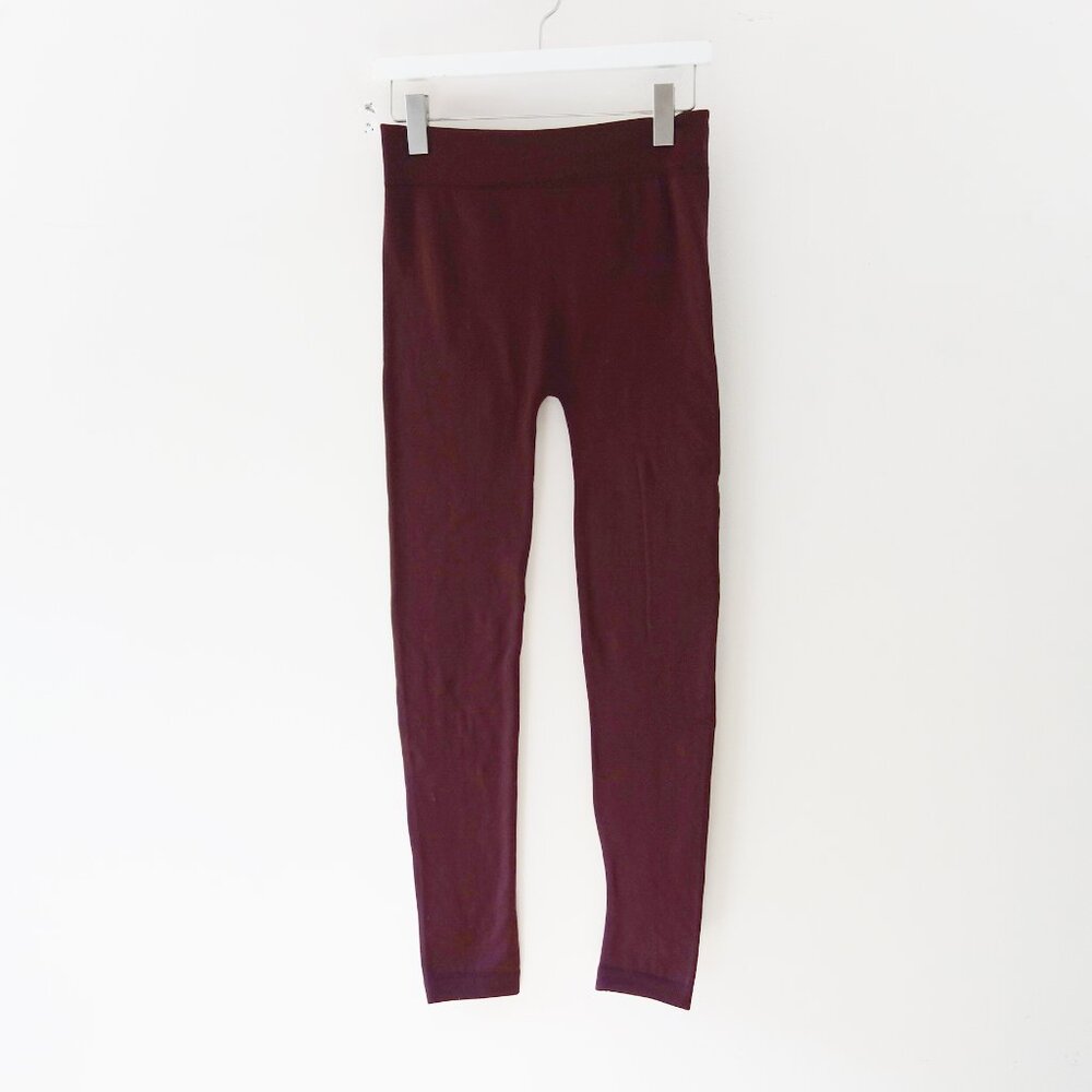 Sofra Women's Fleece Lined High Rise Soft Leggings (Free size) NWOT!